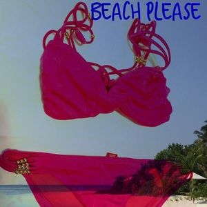 🏖 Large 2 Piece Pink Bikini